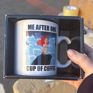 Kohl's Ariel Coffee Mug - White and Blue